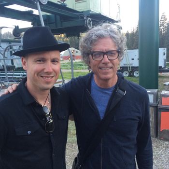 With good friend Gary Louris from The Jayhawks
