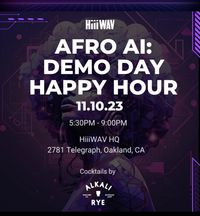 Afro-AI DEMO DAY HAPPY HOUR
