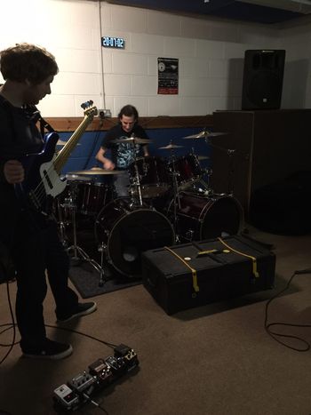 Rehearsals at Music Box, Cardiff, October 2015
