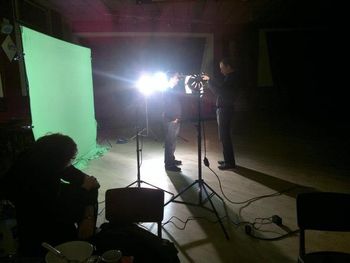 Darran, video shoot at Newbridge Memo, 2012
