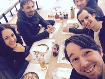 Pre-show meal prior to supporting Textures in Camden, February 2016
