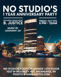 B. Justice Live at No Studios Rooftop Deck Launch