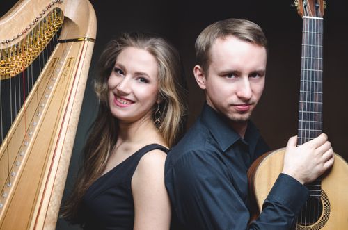 Zespół kameralny ACh Duo - gitara i harfa (Aleksander Pankowski vel Jankowski i Noemi Hańczyk) | ACh Duo chamber ensemble guitar & harp