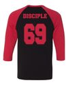 Red Baseball 3/4 Sleeve