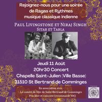 Paul Livingstone & Niraj Singh at Chapelle Saint-Julien