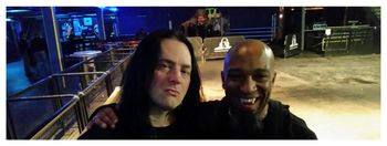 Carlos with Dave from Danzig At Halloween Party
