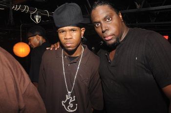 Robert with rapper Chamillionaire in VIP.
