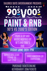 $22 TIER 2**Limited Early Bird Special** PAINT & RNB 90’S VS 2000’S EDITION TICKETS