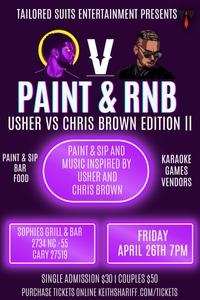 Paint & RNB Usher VS Chris Brown 2 Vendor Reservation 