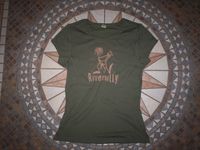 Womens Green Tee with Billy logo