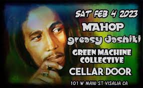 Bob Marley Tribute Show Cellar Door Feb 4 2023 8 00PM