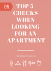 Top 5 Apartment Shopping Checklist
