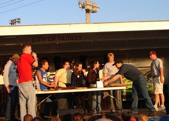 Pizza Eating Contest Hosted by Broadway Pizza in Fridley
