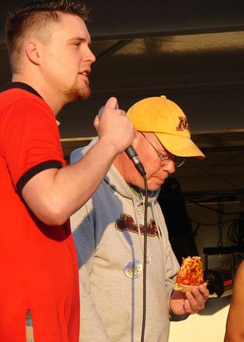 Pizza Eating Contest Hosted by Broadway Pizza in Fridley
