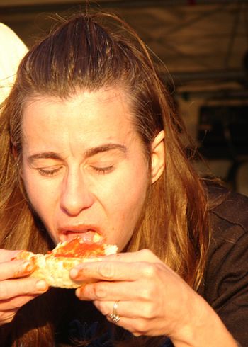 Pizza Eating Contest Hosted by Broadway Pizza in Fridley
