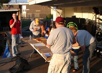 Pizza Eating Contest Hosted by Broadway Pizza in Fridley
