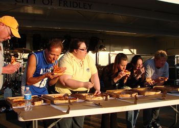 Pizza Eating Contest Hosted by Broadway Pizza in Fridley
