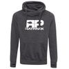 Cross Neck Pullover Hoodie