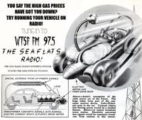 WTSF FM 97.5 Sticker