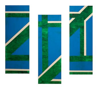 Glen Nadeau Painting 4" X 12" (each)
