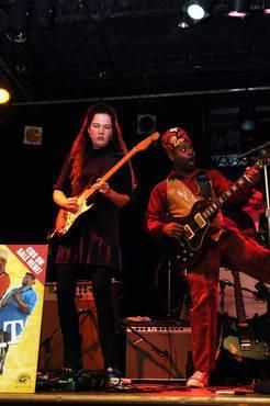 Another shot of Little Ed and me playing together.
