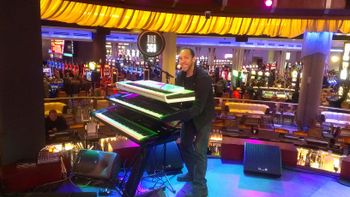 Setting up at Resorts World Casino
