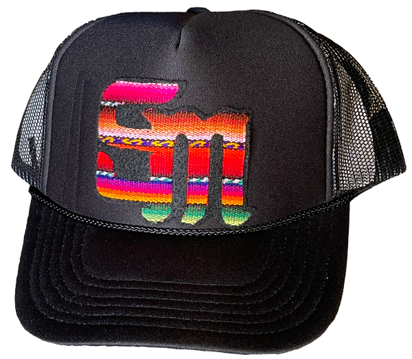 Hat Trucker Zarape BLK #HT01ZB - SM Familia