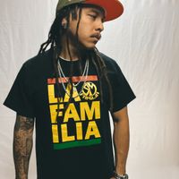 Tee "La Familia" Block Rasta Colorway #T05TB