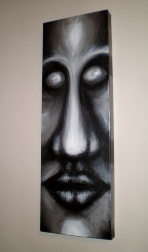 SILVER TRIBAL GOD 28 x 8
