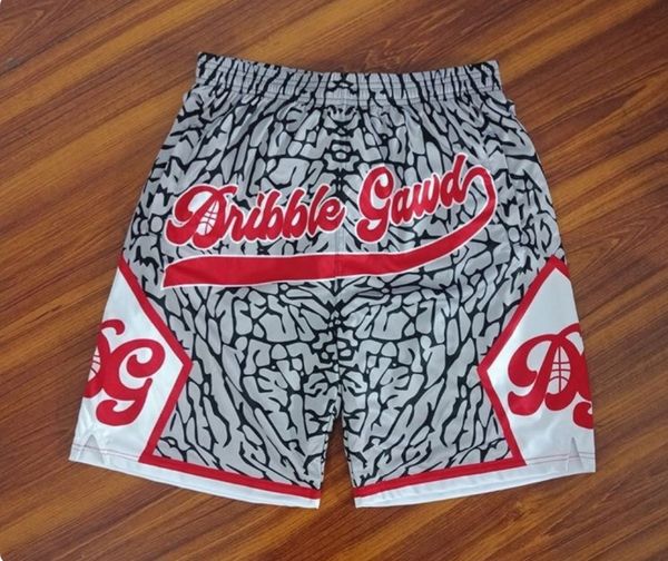 Limited Edition Concrete Jungle Dribble Gawd Varsity Shorts