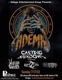Casting Shadows with Adema, Fear The Masses, Epizon and Calibrating The Calamity