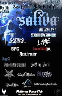 Providence Rock Day Featuring Casting Shadows with Saliva, Awake at Last, Seventh Day Slumber and more
