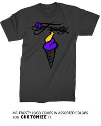 BLACK MR. FROSTYT SHIRT