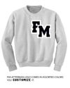 FM LETTERMAN GRAY SWEATER