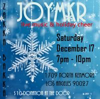 $10 Donation - JOYMKR Performs and Chef Rudolphe Creates wonderful food