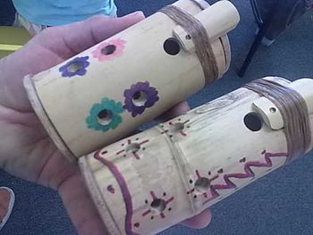 BAMBOO OCARINA - my students made!
