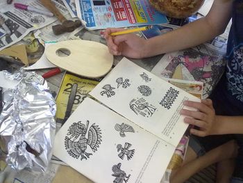 KALIMBAS - Students using designs I suggested
