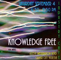 FREE 630-930pm KNOWLEDGE FREE “‘Psychedelic world funk jazz”