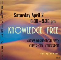 FREE 630-930pm KNOWLEDGE FREE “Psychedelic world chilledl  Jazz”