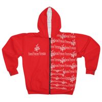 SSV - Red Zip Hoodie