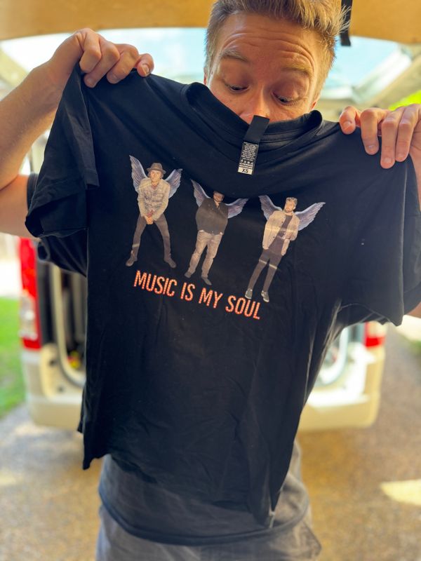 Music activated clearance shirts