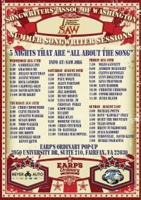 Songwriter's Association of Washington Summer Songwriters Sessions