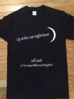 T-Shirt and 3  CD bundle "Up at the Late Night Moon" , "The Human Wilderness" and "A Little Romance"
