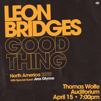 Leon Bridges - Thomas Wolfe Auditorium, Asheville, NC
