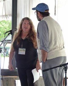 My beautiful wife, Joy Bennett performing with me at Sea Music Festival in Mystic, CT.
