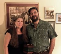 Chris Koldewey and Joy Bennett in a virtual "guest" spot at the Black Fen Folk Club of Cambridge, England