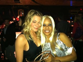 The Dutchess and Leanne Rimes at the NOH8 Anniversary Party
