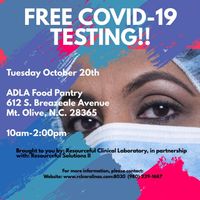 ADLA Covid Support Testing 