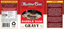 Bubble Gum & Gravy Sticker/ 14.5 OZ Can Label