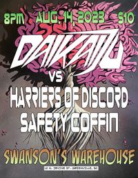 DAIKAIJU VS HARRIERS OF DISCORD AND SAFETY COFFIN